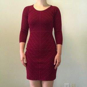 Marc New York red body con dress